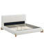 Élégant lit très grand blanc Boucle: point focal de la chambre de luxe-1588568080