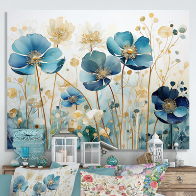 " Blue Botanical Rhythms III "