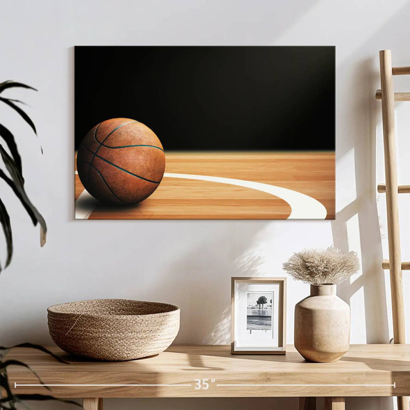  «Basketball Court Ball, H 20 po x l 30 po