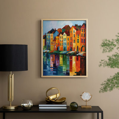 LANDSCAPES Series CCLXXVI Framed Print - Solid Wood