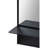 Streeter Metal Flat Wall Mirror with Shelves