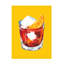 Art sur toile jaune, Alice, Stracher, Negroni-105647870