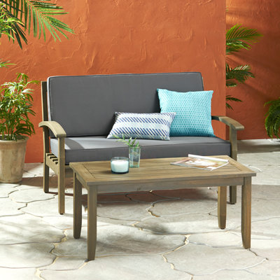 Causeuse et table basse Peyton