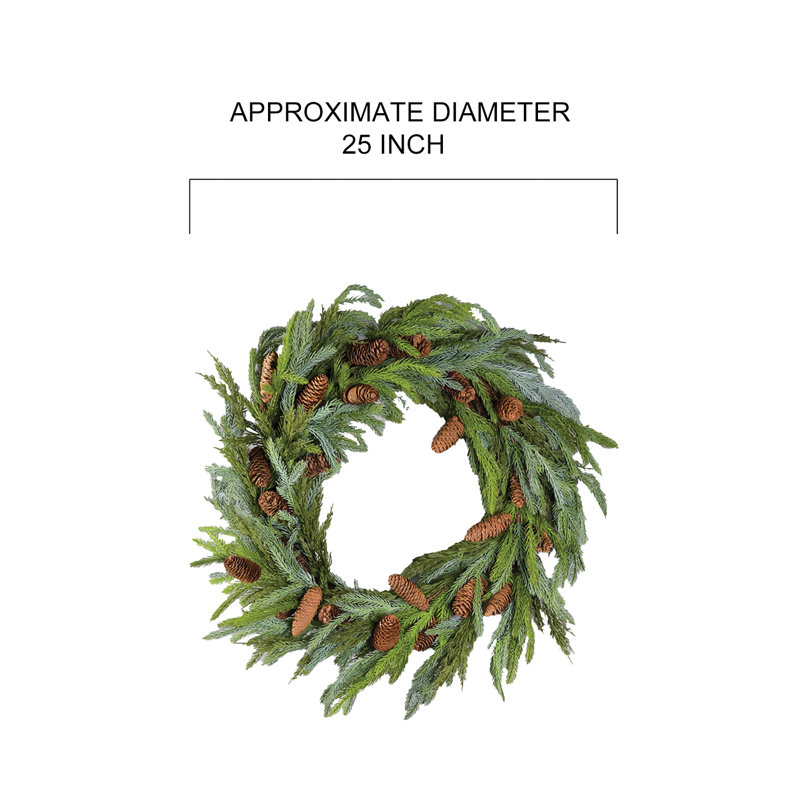 The Holiday Aisle® 25" Pine Wreath