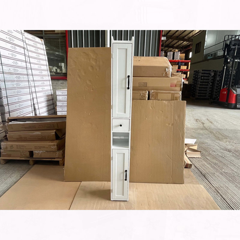 67 Inch Tall Freestanding Storage Cabinet with Adjustable Shelves