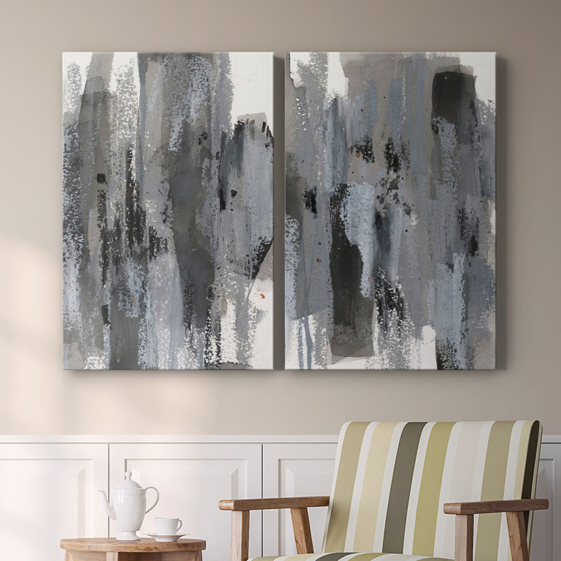Loft - Pastel III - Toile tendue avec châssis de qualité supérieure - Prêt à être accroché, H 12 po x l 16 po