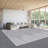 Modern Machine Washable Rug with Rubber Backing for Living Room Non-Slip Dining Room Rug Easy-Cleaning Floor Carpet for Bedroom Office Playroom_OKPHO_166K_Striped_Gray-637254913