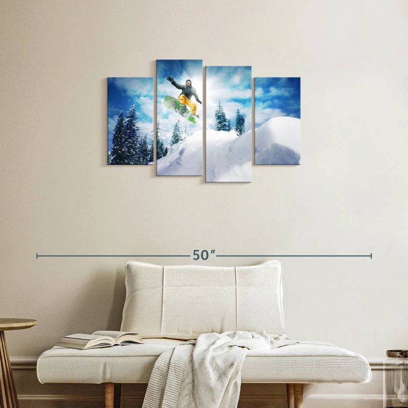 Sirci Snowboarder sautant, H 22 po x l 36 po