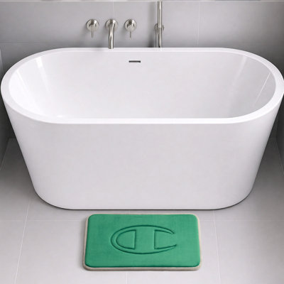 Champion Quilted Logo Memory Foam Bath Mats