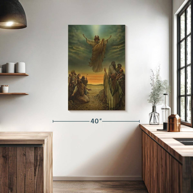 Illustration du Christ, H 39 po x l 26 po