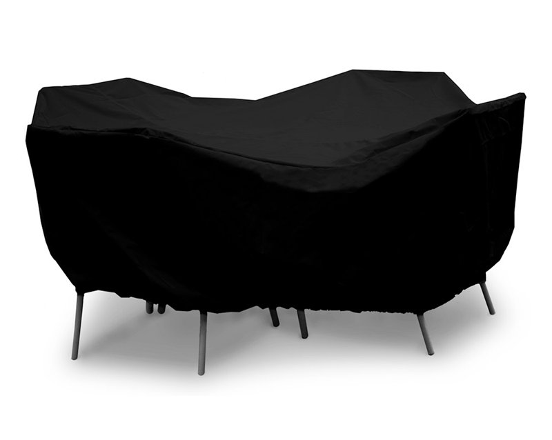 Housse pour ensemble de salle à manger rond table Weathermax™, H 28 po x l 108 po x p 108 po, Gris