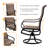 Bhairavi Square 4 - Person 37'' Long Dining Chair