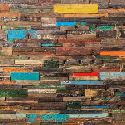 Driftwood 12x24 Textured Reclaimed Wood Mosaic Tile