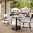 Round Commercial Seamless Surface Tabletop with Table Height Base-1004863318-1004863401