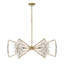 Marbella 6-Light Chandelier in Gold Shimmer by Breegan Jane