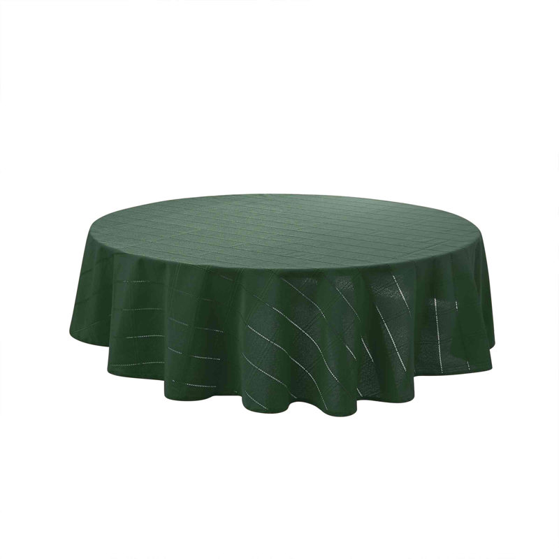 Izod Chadwick Linen 70" Round Tablecloth, Green