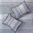 7 Piece Jacquard Comforter Set Navy Queen-127671472