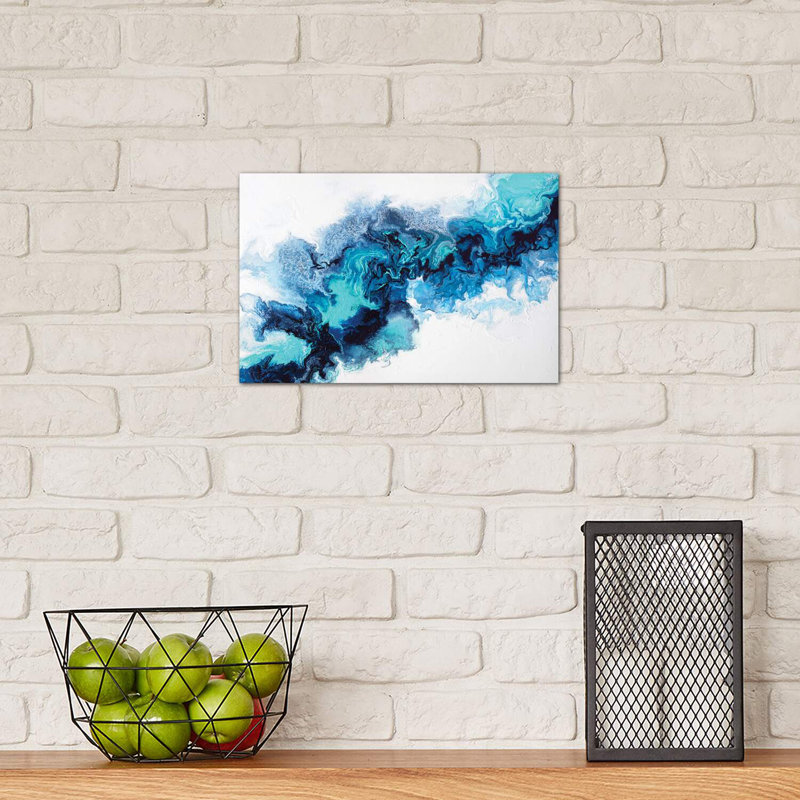 Water Elemental - Wrapped Canvas Print, 20.32 cm H x 30.48 cm W