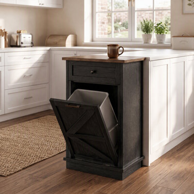 Armoire à ordures avec tiroir 10 gallons
