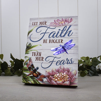 Toile de fond Faith Dragonflies 8x6