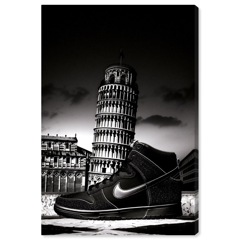 «Italian Sneaker City», impressions sur toile par Notoriart, Toile tendue, H 45 po x l 30 po