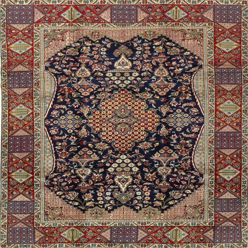 Oriental Indoor Rug, Square 7'