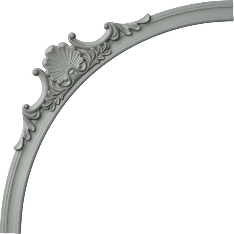 Shell Ceiling Ring Kit, 93.375'' H x 93.375'' W, Single (1/4 of a Complete Circle)