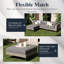  8-piece Wicker Rattan Patio Furniture Set, Deep Seating Outdoor Modular Sectional Sofa Conversation Set With Thick Cushions For Lawn, Garden-2111902500