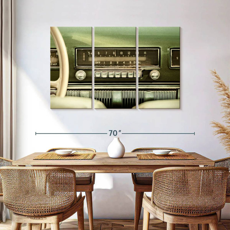 Mehar Retro Vehicle Radio, 36" H x 57" W