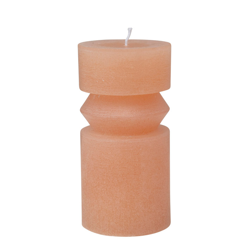Unscented Totem Pillar Candle, Citrus