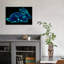 «Blue Rabbit», reproduction d'art mural abstrait forêt minimaliste contemporaine-129970420