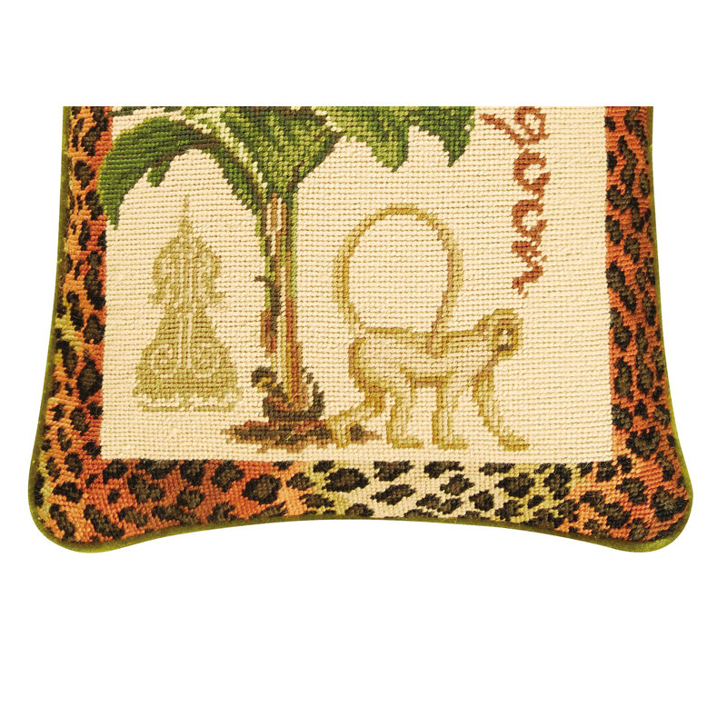 Rangoon Needlepoint Pillow