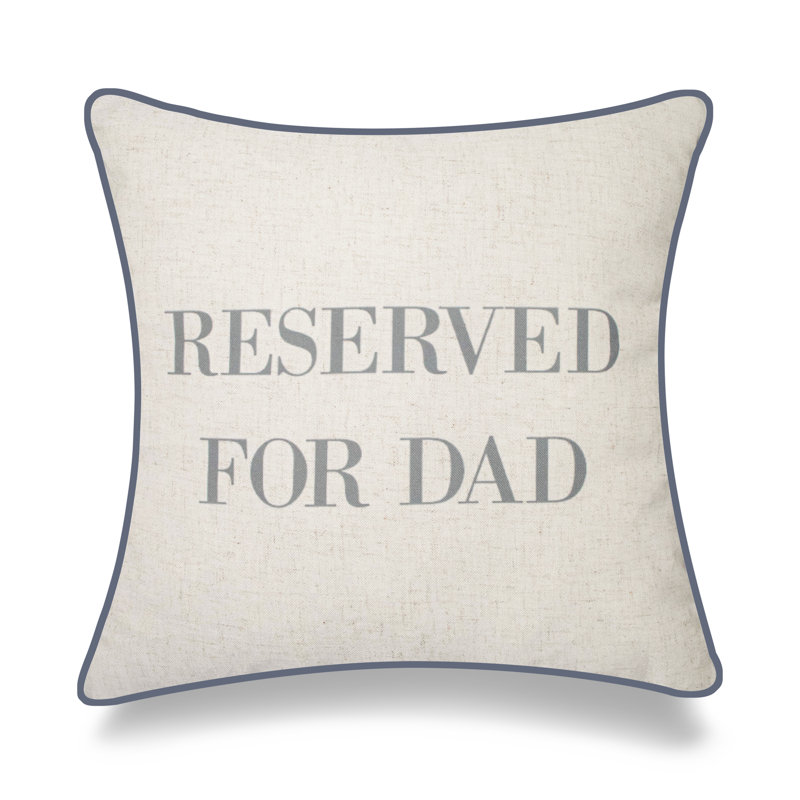 You And Me Cotton Reversible Throw Pillow, Feather, Family 1