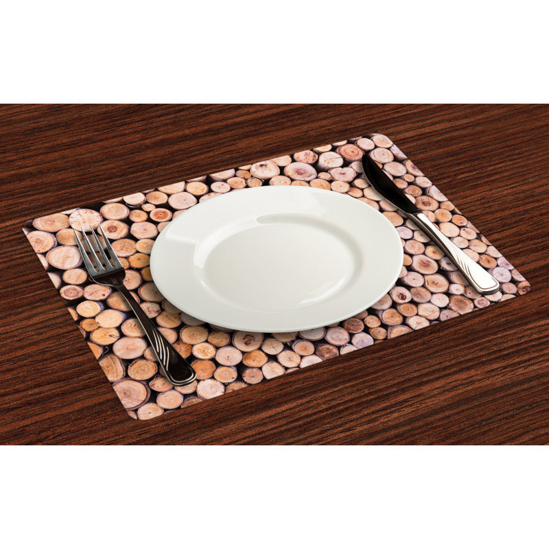 Polyester Abstract Rectangle Placemat