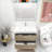 35.4'' Single Bathroom Vanity with Acrylic Top-270177639