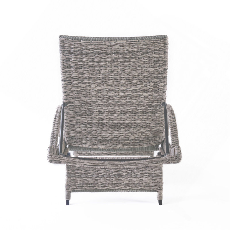 Wicker Chaise Lounge