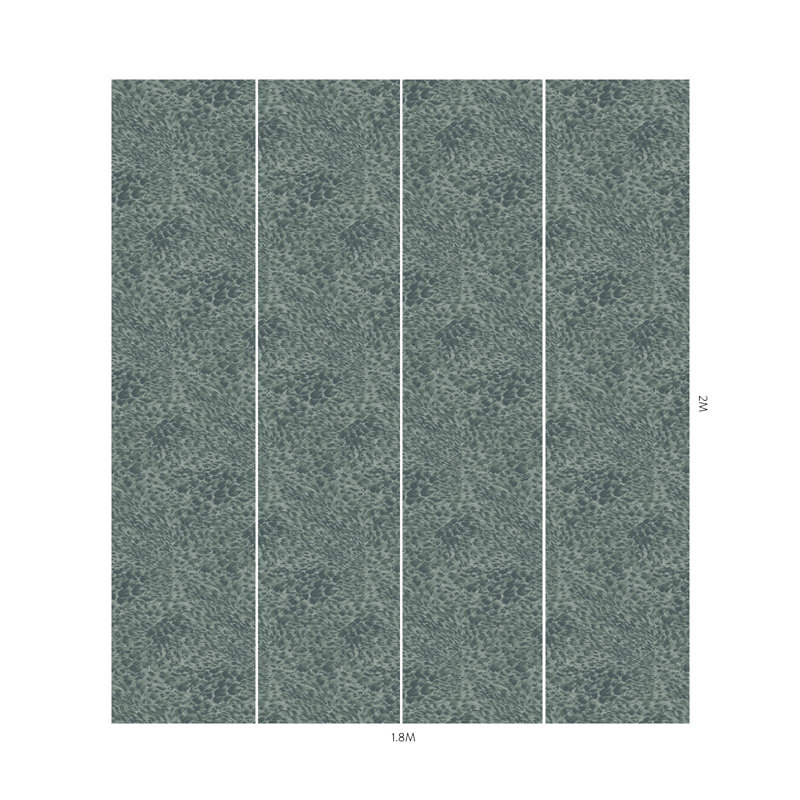 FERUS Wallpaper - Lobelia 9'10" - full height wallpaper