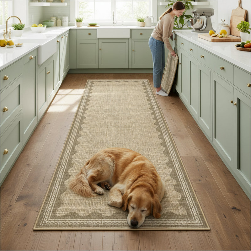 2x6 Washable Non-Slip Runner Rug,Indoor Rug