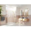 Stellar 72 in. x 78 in. Fully Frameless 3 Panel Inline Hinge Shower Door-955705067