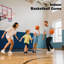 Panier de basketball réglable en hauteur avec panneau incassable de 44 po-116246139
