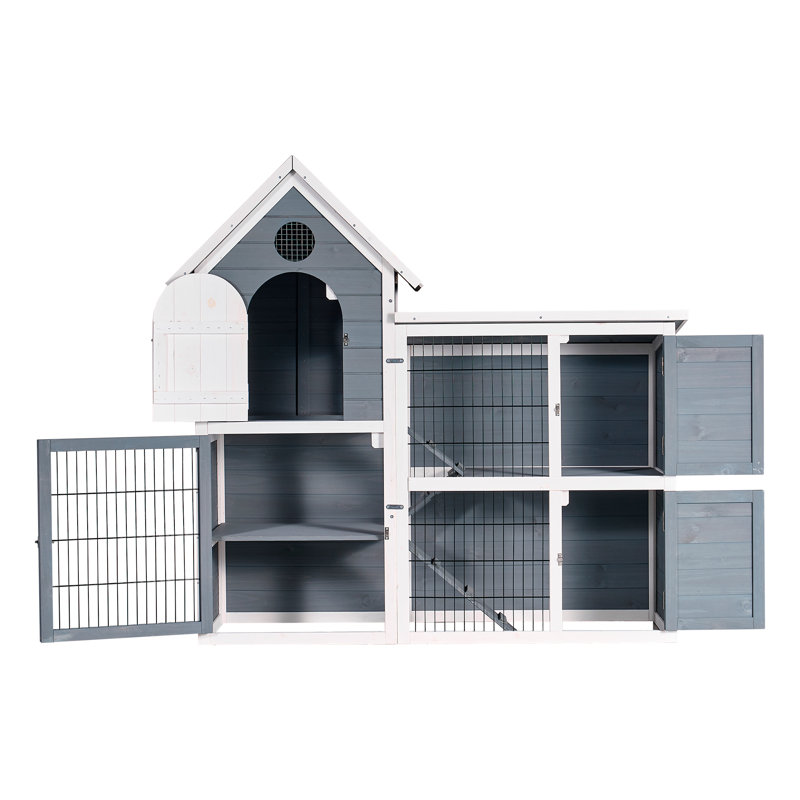 Double layered chicken cage