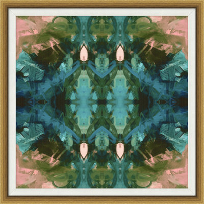 Peacock Kaleidoscope 2 Print