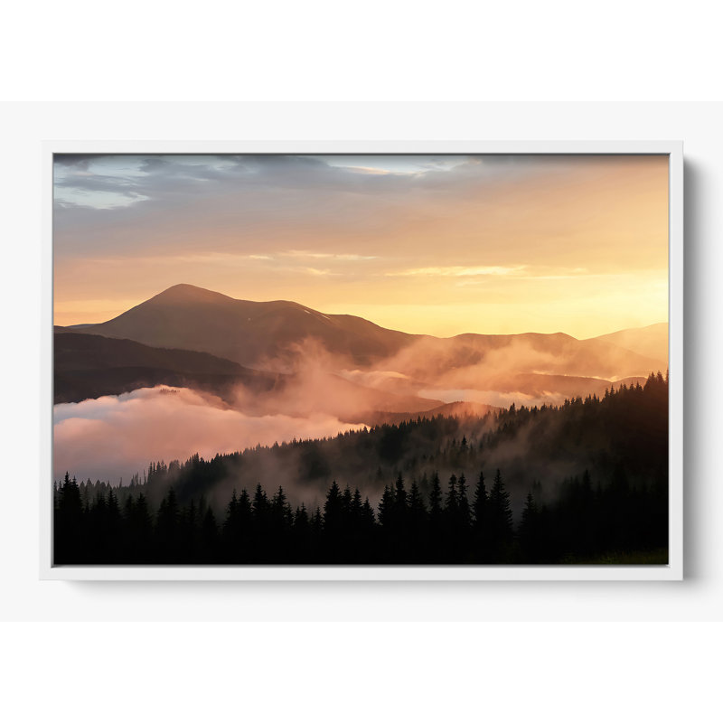 «Tennessee Smoke», H 42 po x l 62 po, Impression encadrée sans passe-partout, Blanc