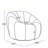 Compression Pumpkin Bean Bag Sofa For Adults, Soft Teddy Fabric Bean Bag Chair-2043007562