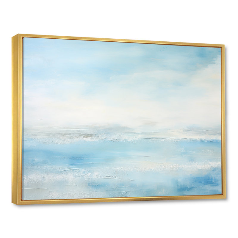 Pompey - Beach & Ocean Canvas Prints, Cadre flottant doré, H 16 po x l 32 po