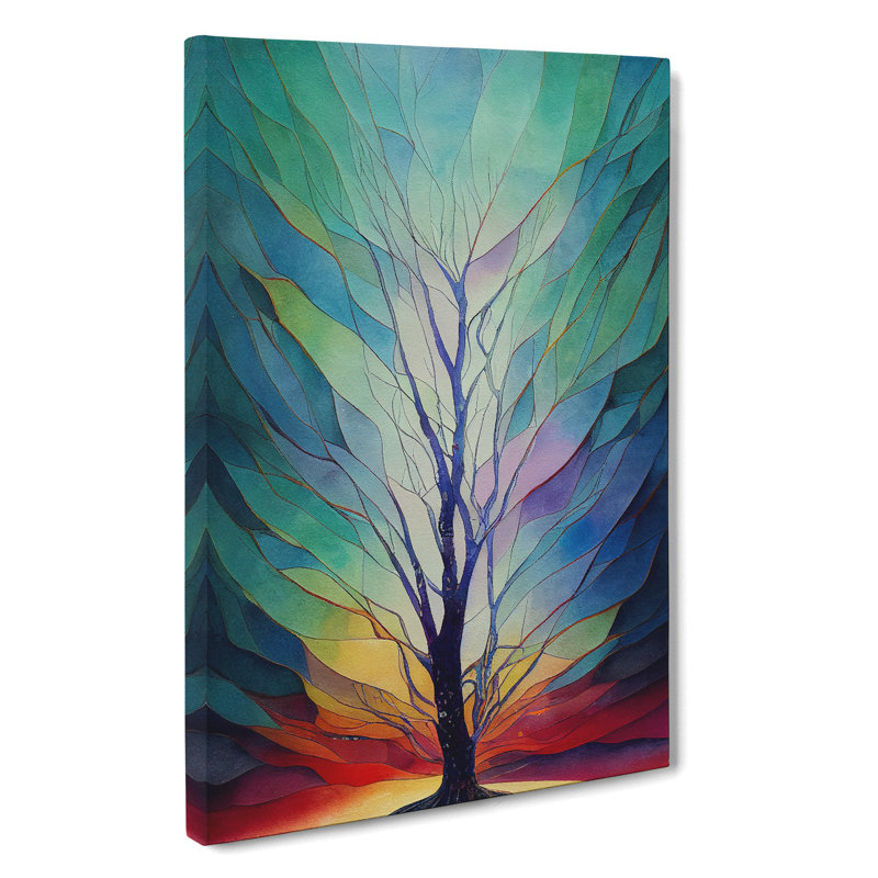 Sublime Tree No.2 Abstract - Wrapped Canvas, 50cm H x 35cm W x 3cm D