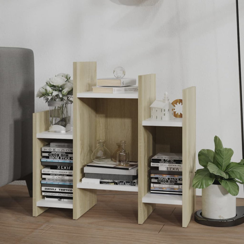 Gieslinde Floor Shelf End Table, Sonoma Oak, Sonoma Oak