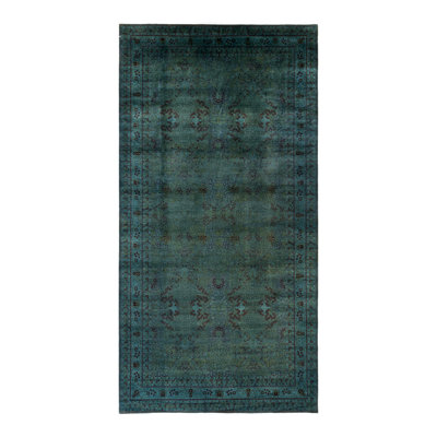 One-of-a-Kind 9'1" X 17'9" 2000s Wool Area Rug in Grey