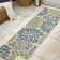 Hagy Modern Floral Textured Weave Navy/Green Indoor/Outdoor Rug