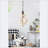 Castres 1 Iron Geometric Chandelier
